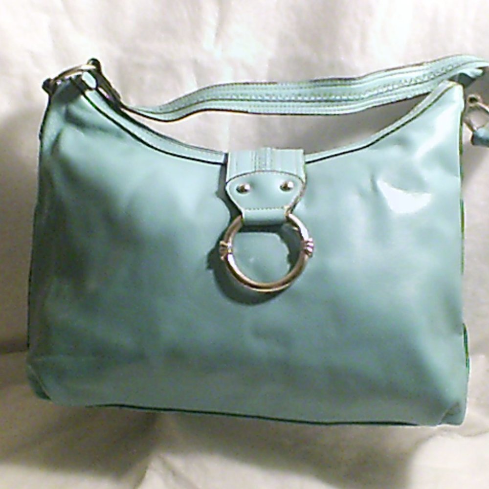SOFT TEAL LEATHER PURSE